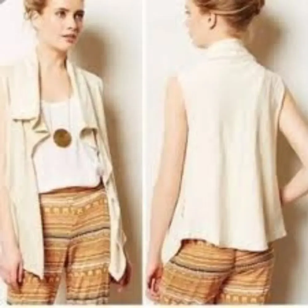 Anthropologie Puella Madeira Vest Size Small